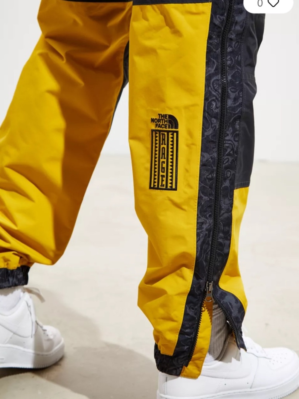 The North Face ’94 RAGE Durable Rain Pant Unisex Yellow Black - Picture 3 of 8